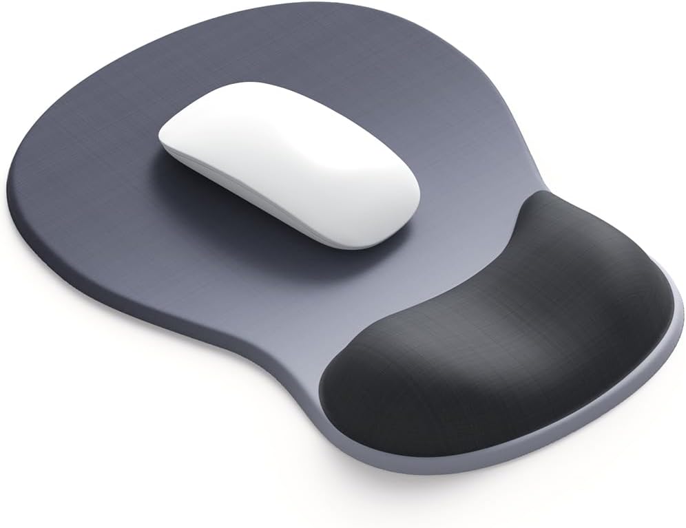 DEMON CHEST ErgoComfort Gel Wrist Rest Mouse Pad-Ergonomic Office Mousepad with Wrist Support-Non-Slip. Design Desk Accessories Mat for Home&Game Decor (02Pink Serenity)