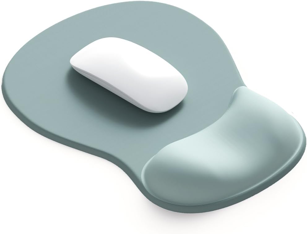 DEMON CHEST ErgoComfort Gel Wrist Rest Mouse Pad-Ergonomic Office Mousepad with Wrist Support-Non-Slip. Design Desk Accessories Mat for Home&Game Decor (02Pink Serenity)