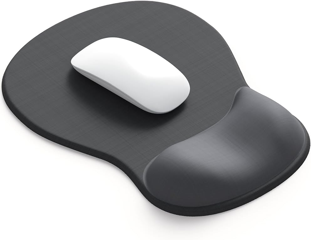 DEMON CHEST ErgoComfort Gel Wrist Rest Mouse Pad-Ergonomic Office Mousepad with Wrist Support-Non-Slip. Design Desk Accessories Mat for Home&Game Decor (02Pink Serenity)